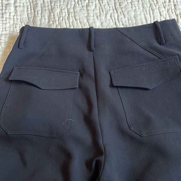 Veronica Beard Manisha Pants Black 10 Elastic Hem Snaps - Picture 12 of 13